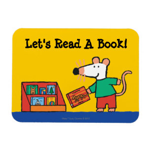 Magnet Flexible Maisy avec des livres de bibliothèque