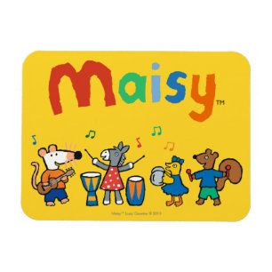 Magnet Flexible Maisy et les amis jouent dans la bande