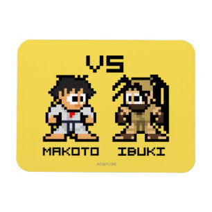 Magnet Flexible Makoto VS Ibuki 8 bits