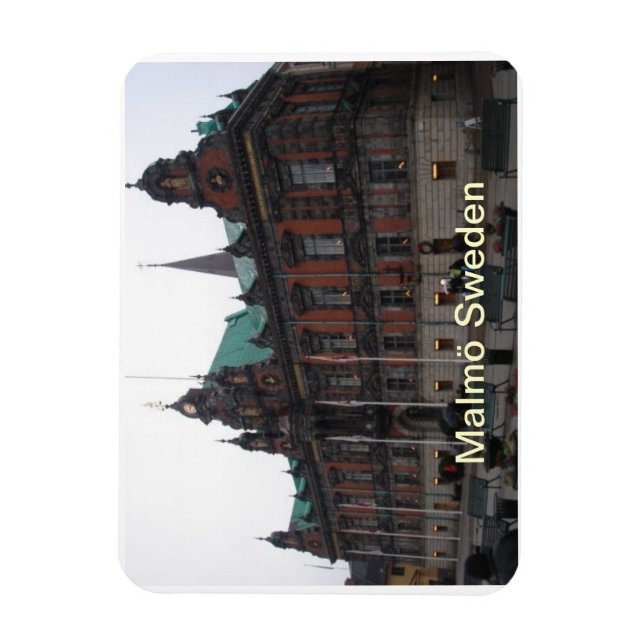 Magnet Flexible Malmö Suède - Hôtel de ville (Vertical)