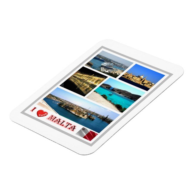 Magnet Flexible Malte - I Love - (Côté Gauche)