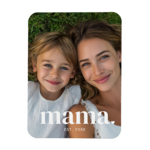 Magnet Flexible Mama a établi la photo