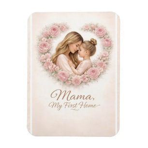 Magnet Flexible Mama — Mon Premier Chez Moi Fleurs de Mère et Fi