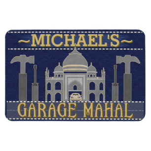 Magnet Flexible Man Cave Funny Garage Mahal Tools   Nom personnali