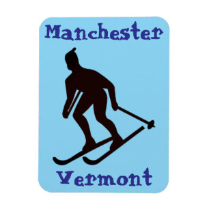 Magnet Flexible Manchester, VT (Vermont Apres, ville de ski)