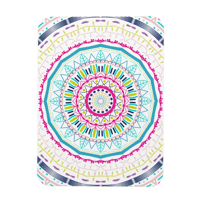 Magnet Flexible mandala coloré (Vertical)