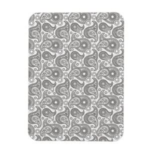 Magnet Flexible Mandarine Paisley noir