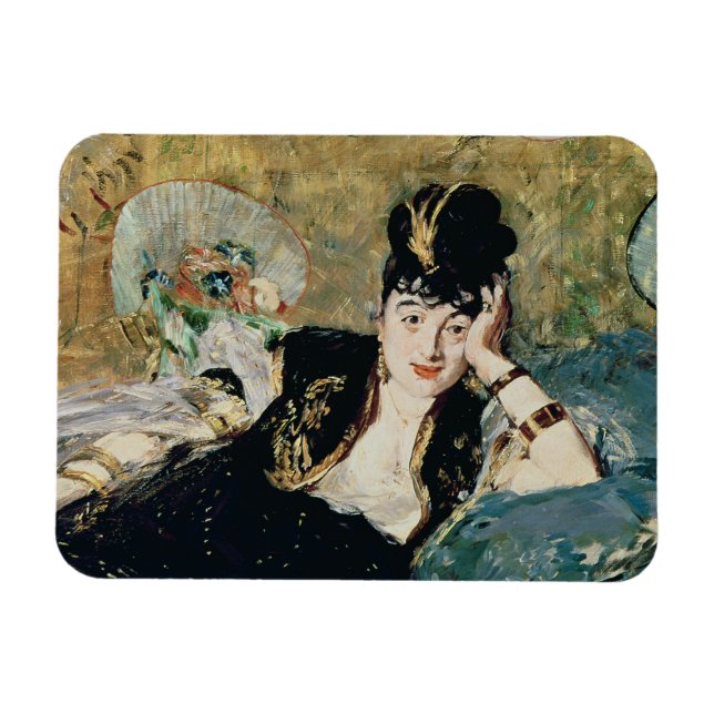 Magnet Flexible Manet | La Dame aux fans (Horizontal)