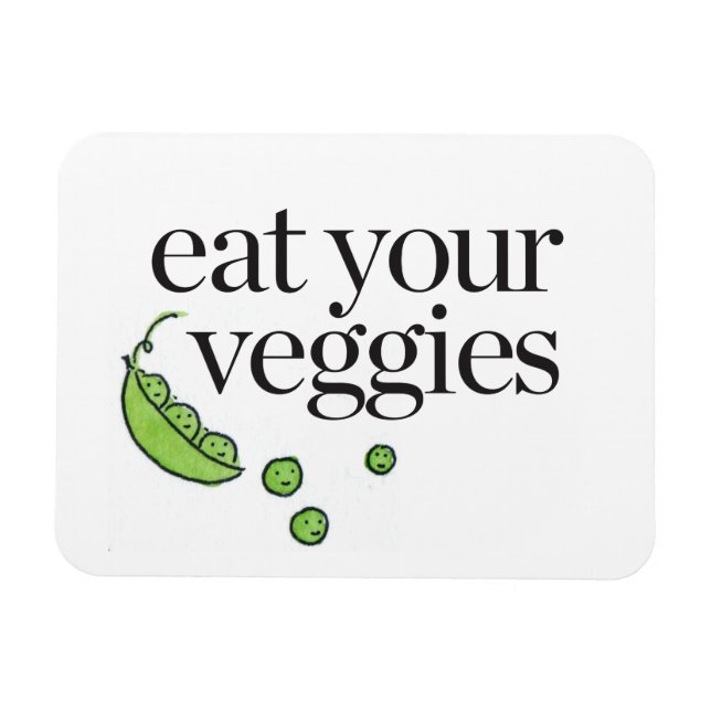 Magnet Flexible Mange tes Légumes (Horizontal)
