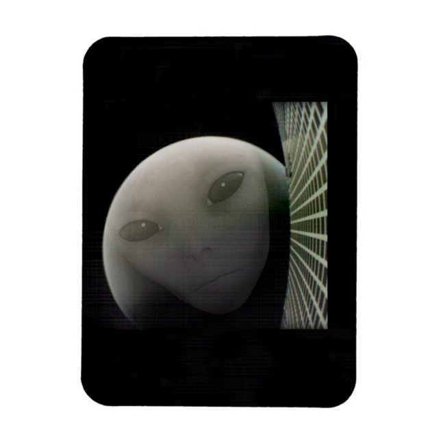 Magnet Flexible MarCO CubeSat Alien Mars Adieu (Vertical)