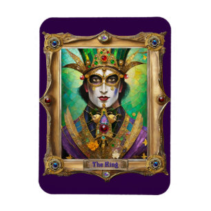 Magnet Flexible Mardi Gras Realm Portraits - Le Roi