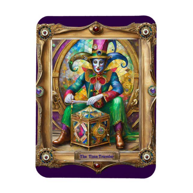 Magnet Flexible Mardi Gras Realm Portraits - Voyageur du temps (Vertical)