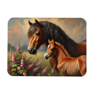 Magnet Flexible Mare de Baie avec une peinture Fleur sauvage de Fo