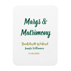 Magnet Flexible Margs et mariage ajoutez nom date enterrement de v