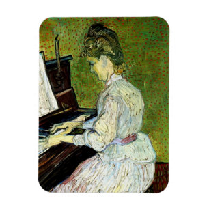 Magnet Flexible Marguerite Gachet au piano par Vincent van Gogh
