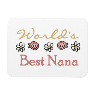 Magnet Flexible Marguerites et meilleurs cadeaux de Nana de roses