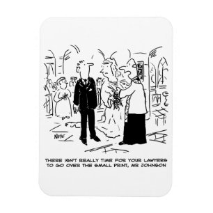 Magnet Flexible Mariage à l'église : le Vicaire dit non aux avocat