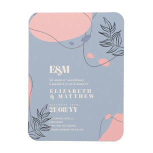 Magnet Flexible Mariage Abstrait moderne scandinave japonais