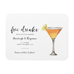Magnet Flexible Mariage amusant Enregistrer la date Faire-part Kee