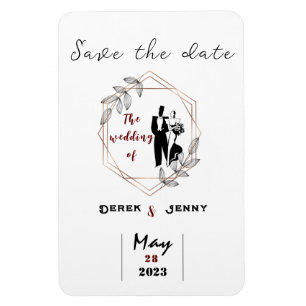 Magnet Flexible Mariage blanc