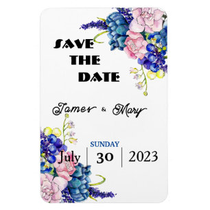 Magnet Flexible Mariage bleu