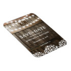 Mariage Champêtre Fridge Sauvegarder la Date