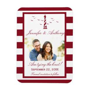 Magnet Flexible Mariage De Phare Nautique Photo Enregistrer La Dat