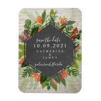 Mariage en briques blanches tropicales