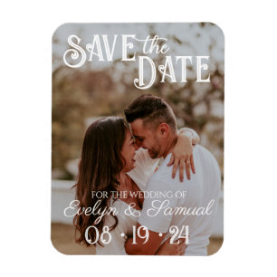 Magnet Flexible Mariage Enregistrer les cartes de dates avec une p