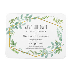 Magnet Flexible Mariage jardin verdoyant