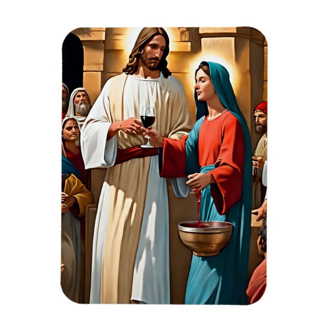 Magnet Flexible Mariage Jésus-Christ à Cana (Vertical)