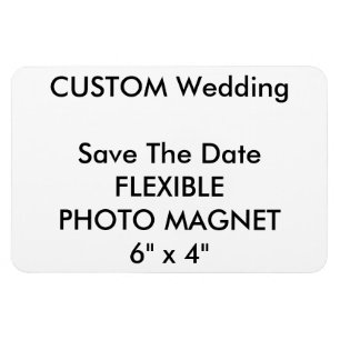 Magnet Flexible Mariage Personnalisé Enregistrer La Date Photo Fri
