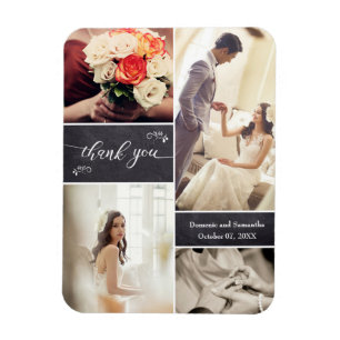 Magnet Flexible Mariage rustique blocs de tableau de bord de colla
