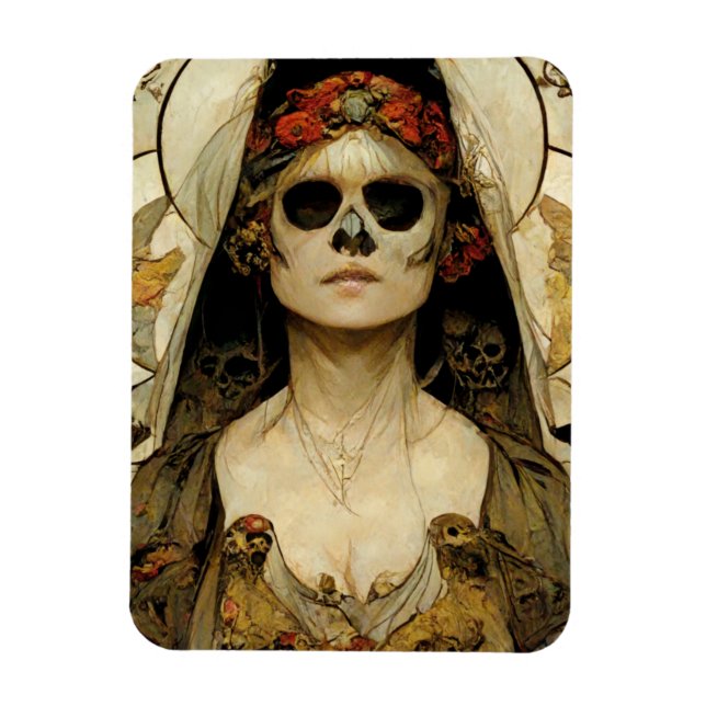 Magnet Flexible Mariée De La Mort Horreur Gothique (Vertical)