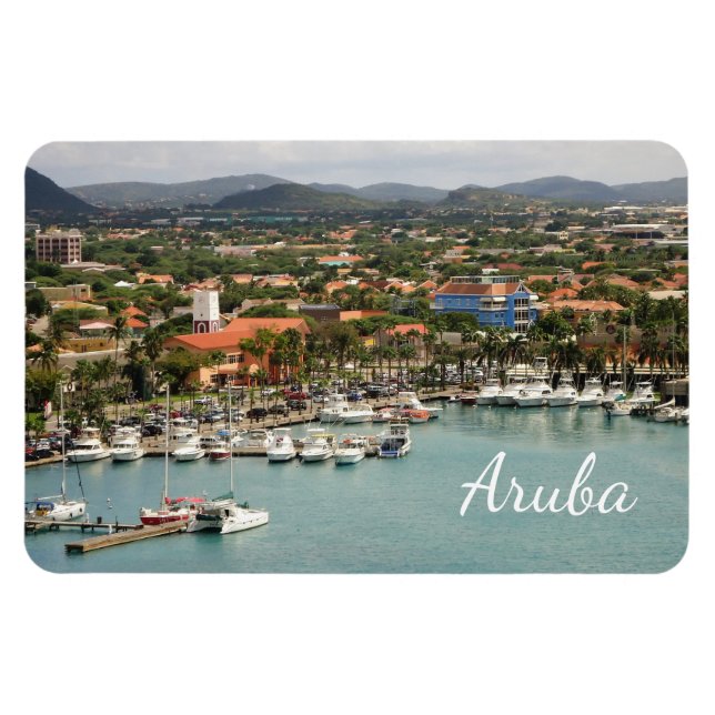 Magnet Flexible Marina d'Aruba Grande (Horizontal)