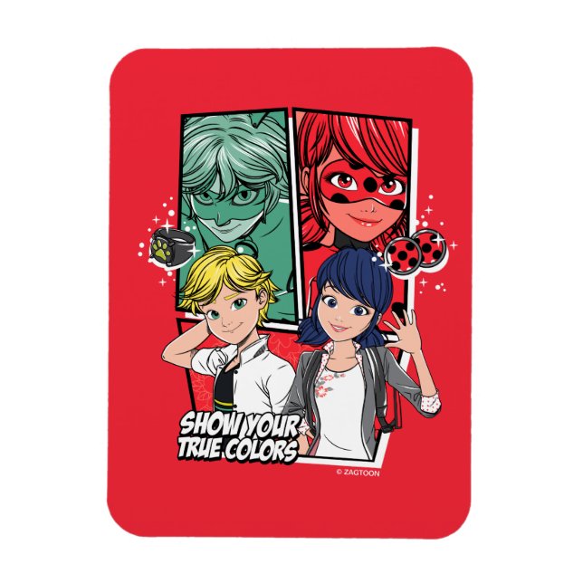 Magnet Flexible Marinette comique miqueuse & Adrien Véritables Cou (Vertical)
