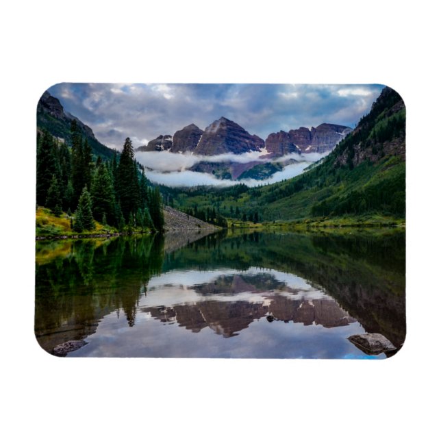 Magnet Flexible Maroon bells (Horizontal)