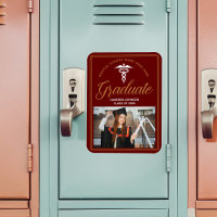 Maroon Gold Médicale School Photo Graduation