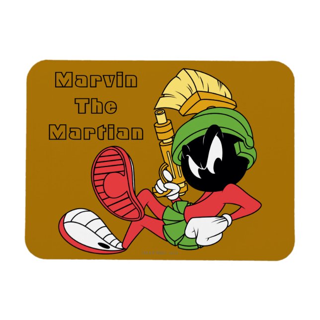 Magnet Flexible MARVIN LE MARTIAN™ Recyclage au laser (Horizontal)
