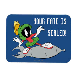 Magnet Flexible MARVIN THE MARTIAN™ Riding Rocket