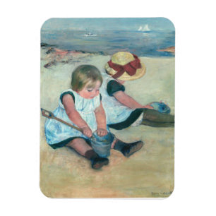 Magnet Flexible Mary Cassatt « Enfants jouant sur la plage »