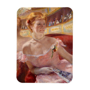 Magnet Flexible Mary Cassatt - Femme au collier de perles dans une