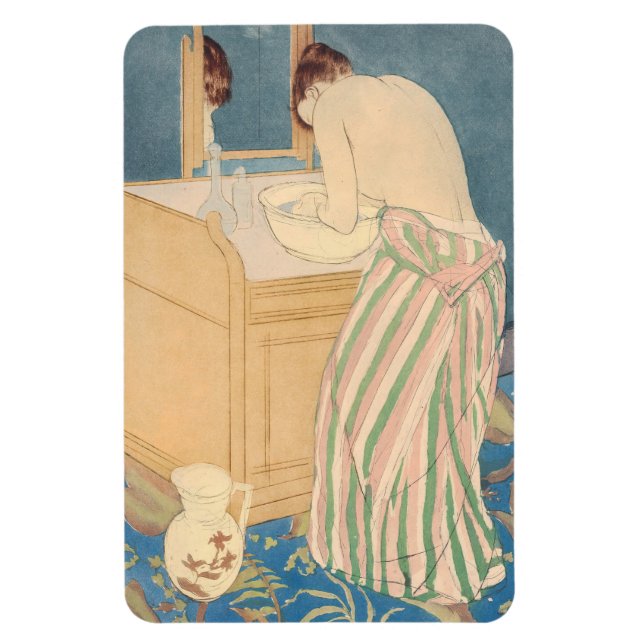 Magnet Flexible Mary Cassatt - Femme Baignade (Vertical)