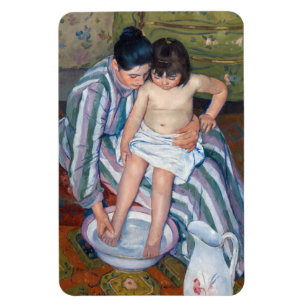 Magnet Flexible Mary Cassatt - Le bain de l'enfant