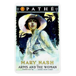 Magnet Flexible Mary Nash, Armoiries et la femme, Film silencieux