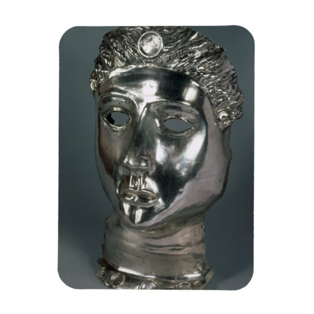 Magnet Flexible Masque d'argent, romain, 1ère moitié du 3ème siècl (Vertical)