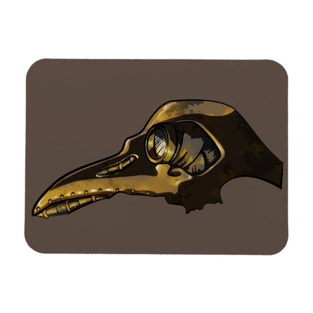 Magnet Flexible Masque de peste (Horizontal)