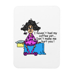 Magnet Flexible Matin avant humour de café