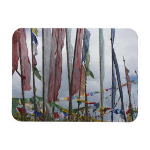 Magnet Flexible Mâts de drapeaux de prière en montagne, col de Yot