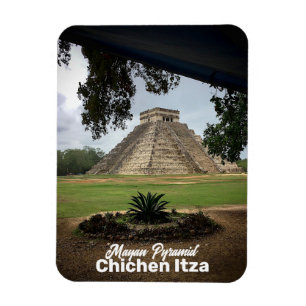 Magnet Flexible Mayan Pyramid CHICHEN ITZA Travel Souvenir 